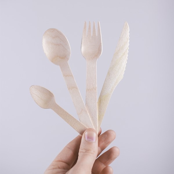 Vegware 6.5" Wooden Knife (1000) - Image 2