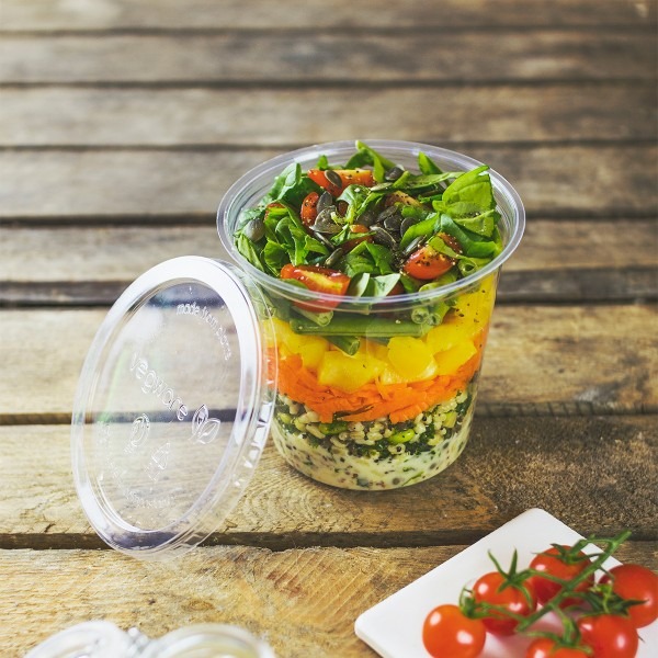 PLA round deli lid (fits 8-32oz containers) - Image 2