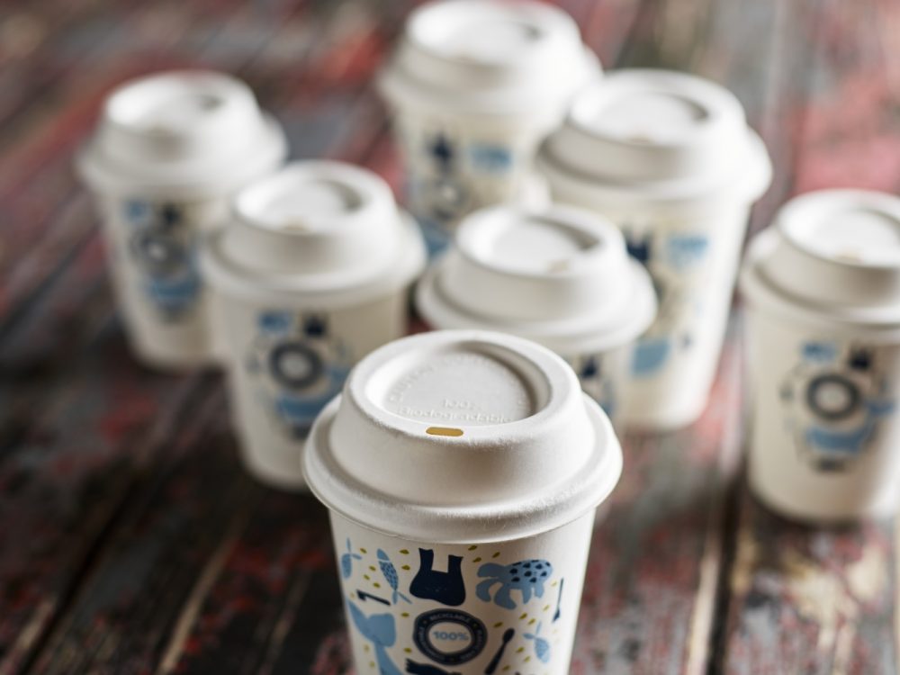 8oz Double Wall Home Compostable Aqueous Cups - Image 2
