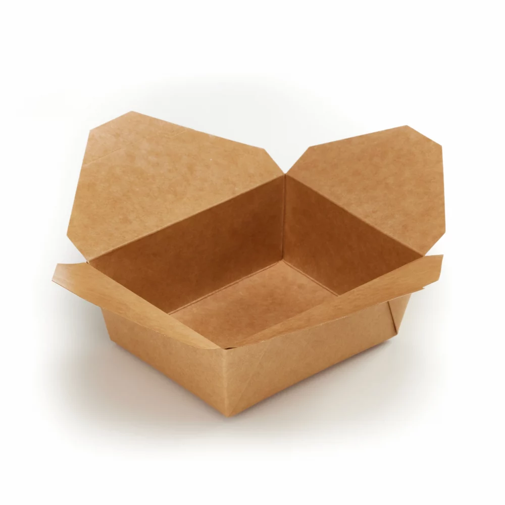 Extra Large Kraft Folded Board Food Box (PE Lined) No 3