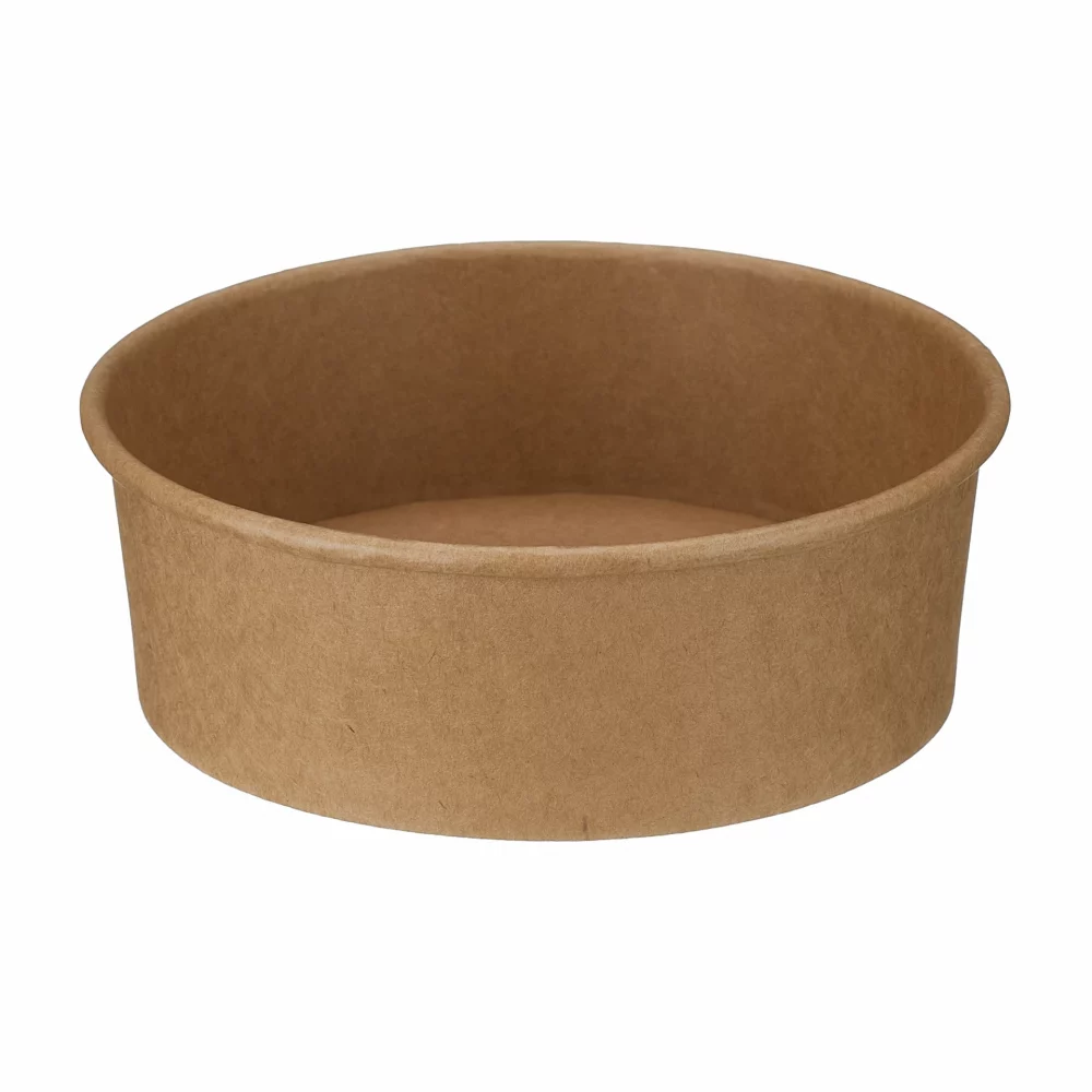 500ml Kraft Round Bowl (PE Lined) (300)