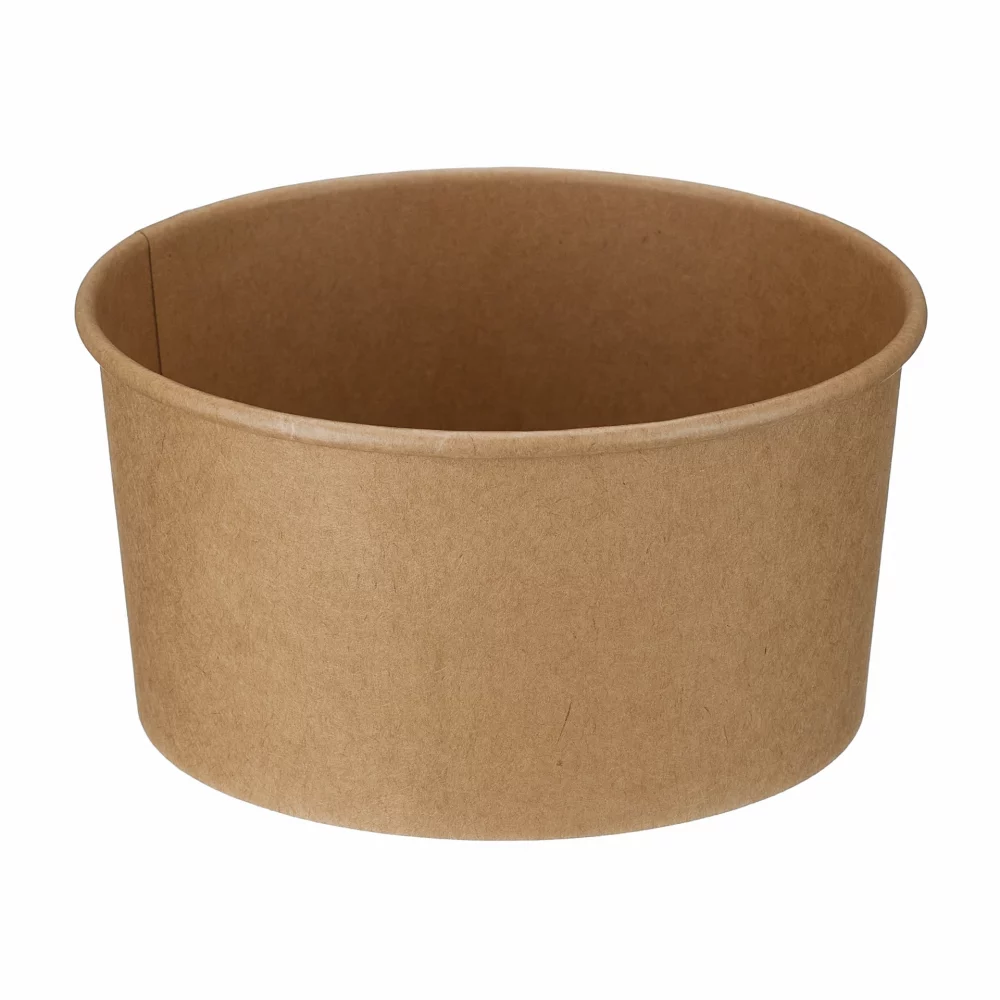 1000ml Kraft Round Bowl (PE Lined) (300)