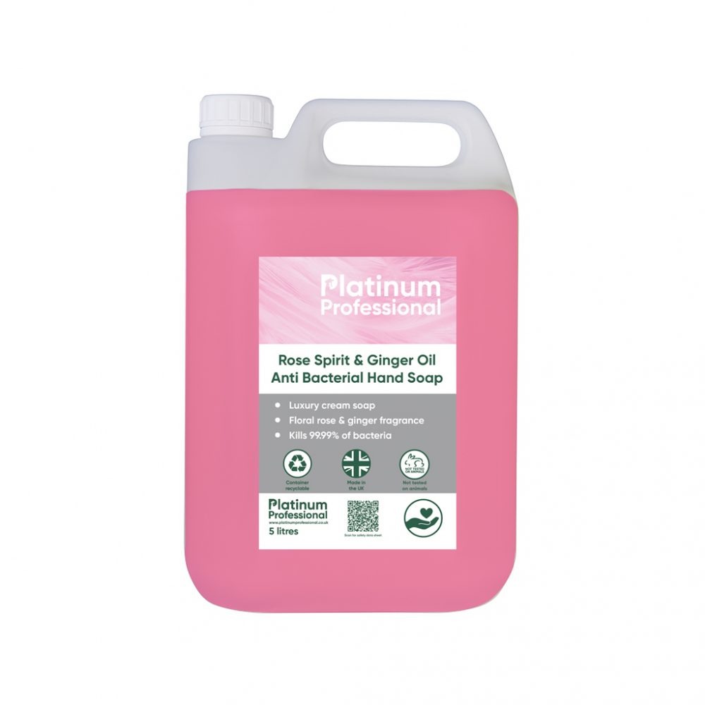 Rose Spirit & Ginger Oil Anti Bacterial Hand Soap (5 litres)